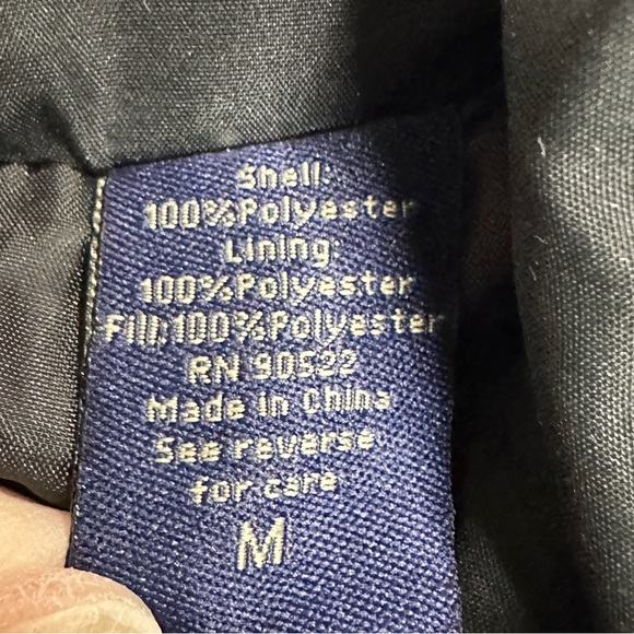 Oklahoma Sooners OU black CS Crable puffer coat Jacket sz M, GUC - Picture 3 of 7